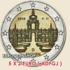 Németország emlék 5 x 2 euro 2016_1 '' Dresdner '' A,D,F,G,J UNC!
